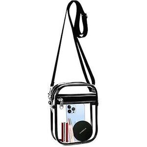 Clear Bag Stadium Approved, Clear Crossbody Purse Bag With Front Pocket For